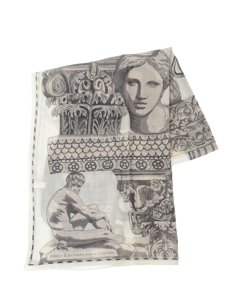 【INOUI EDITIONS/イヌイエディション】ストール/ARCHIVES 詳細画像 ホワイト 1