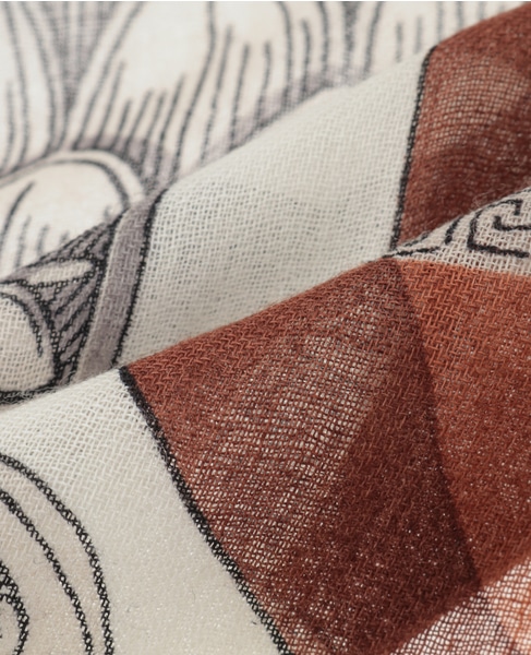 【INOUI EDITIONS/イヌイエディション】ストール/ARCHIVES 詳細画像 ホワイト 5