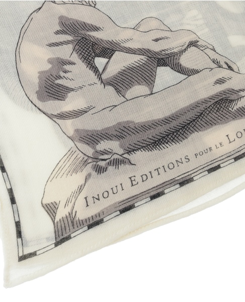 【INOUI EDITIONS/イヌイエディション】ストール/ARCHIVES 詳細画像 ホワイト 6