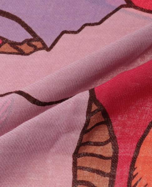 【INOUI EDITIONS/イヌイエディション】ストール/CAVALE 詳細画像 レッド 6