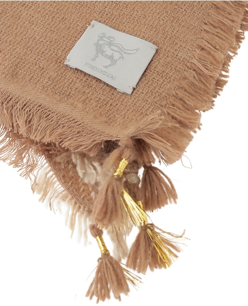 【NIMNIMDUAI/ニムニムデュアイ】ストール/YAK COTTON 詳細画像 キャメル 3