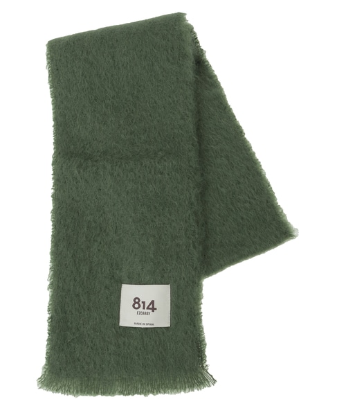 【MANTAS EZCARAY/マンタスエスカライ】 マフラー/Foulard Liso 詳細画像 グリーン 1