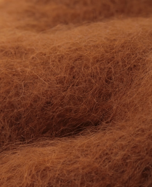 【MANTAS EZCARAY/マンタスエスカライ】 マフラー/Foulard Liso 詳細画像 ダークブラウン 3