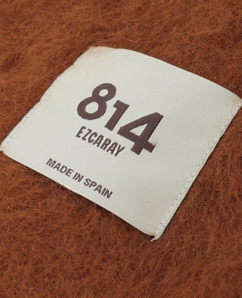 【MANTAS EZCARAY/マンタスエスカライ】 マフラー/Foulard Liso 詳細画像 ダークブラウン 4