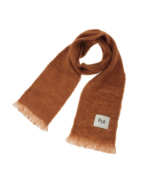 【MANTAS EZCARAY/マンタスエスカライ】 マフラー/Foulard Liso 詳細画像 ダークブラウン 6