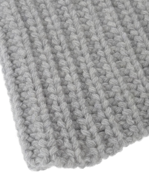 【ma'ry'ya/マリヤ】ストール/RING SCARF MIX CASH 詳細画像 ライトグレー 4