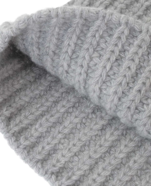 【ma'ry'ya/マリヤ】ストール/RING SCARF MIX CASH 詳細画像 ライトグレー 5