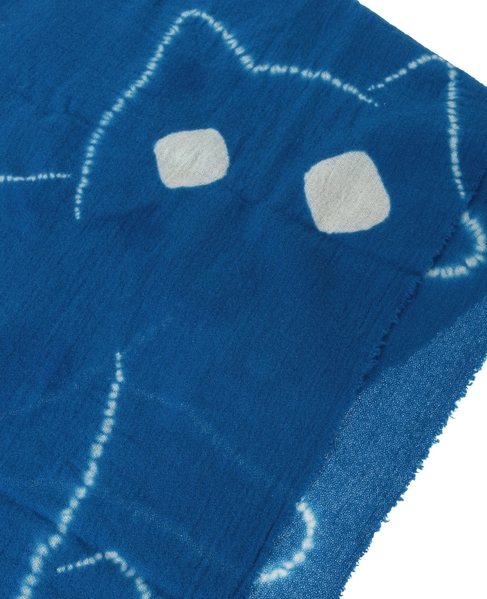 【SUZUSAN/スズサン】ストール/Cat 詳細画像 ブルー 4