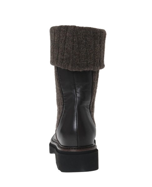 【LUCA GROSSI/ルカグロッシ】ミドルブーツ/L456T ALOIO 詳細画像 ダークブラウン 4