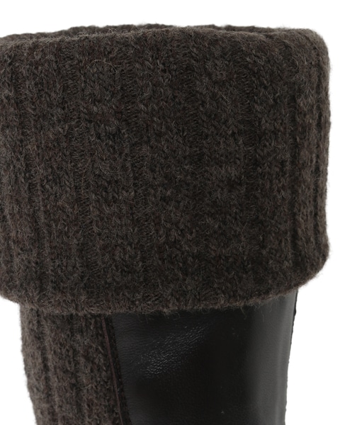 【LUCA GROSSI/ルカグロッシ】ミドルブーツ/L456T ALOIO 詳細画像 ダークブラウン 8