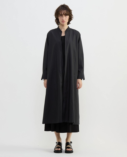 タイプライター/リヨセルストライプフロントZIPワンピース 詳細画像 ブラック 2