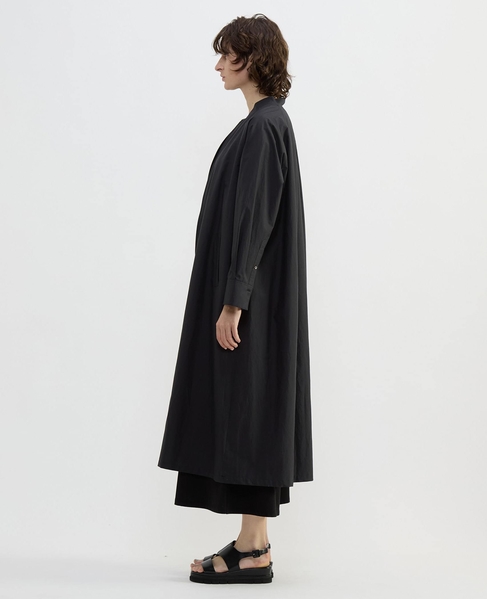 タイプライター/リヨセルストライプフロントZIPワンピース 詳細画像 ブラック 3