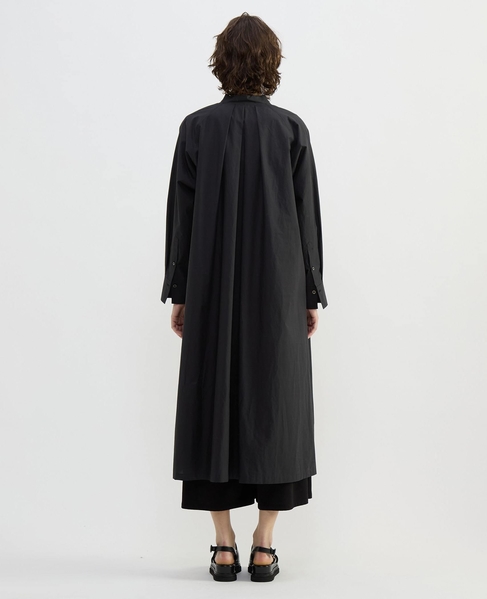 タイプライター/リヨセルストライプフロントZIPワンピース 詳細画像 ブラック 4