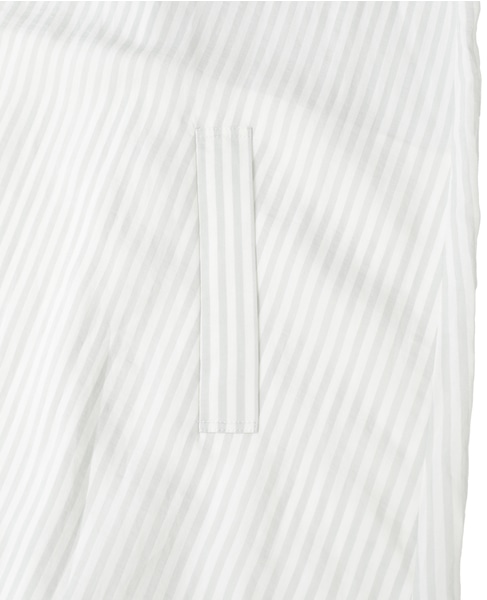 タイプライター/リヨセルストライプフロントZIPワンピース 詳細画像 セージ 12