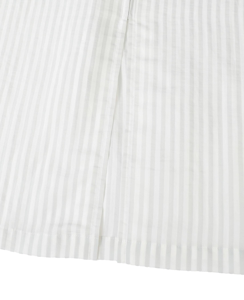 タイプライター/リヨセルストライプフロントZIPワンピース 詳細画像 セージ 7