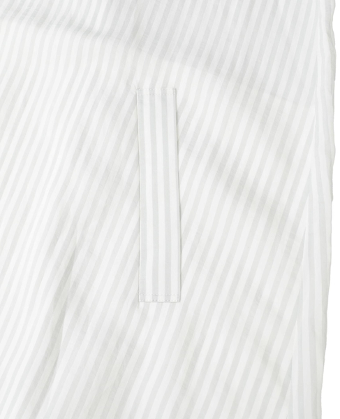 タイプライター/リヨセルストライプフロントZIPワンピース 詳細画像 セージ 8