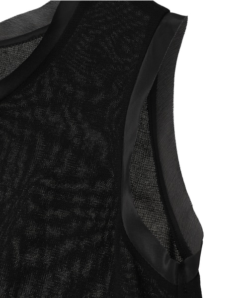 ウールメッシュタンクトップ 詳細画像 ブラック 10