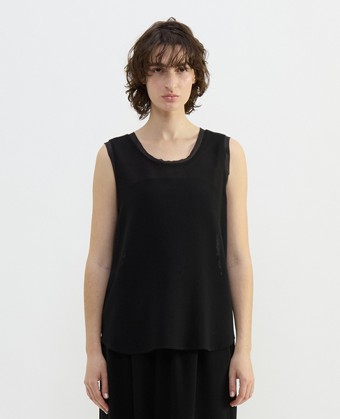 ウールメッシュタンクトップ 詳細画像 ブラック 2