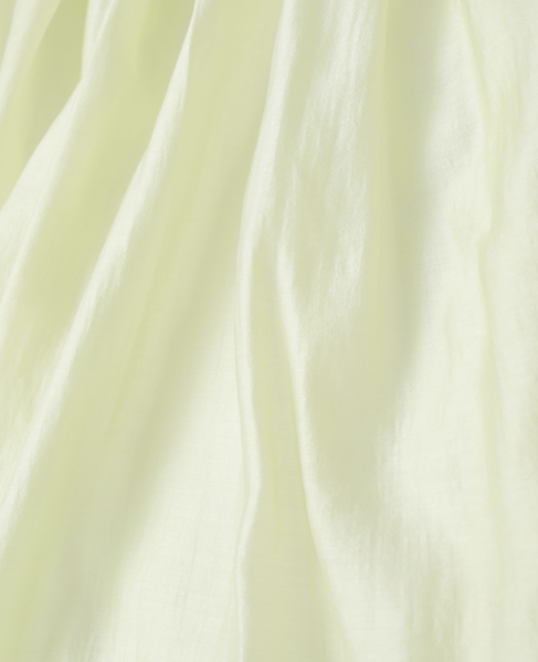 アセテートリヨセルローンシアーギャザーブラウス 詳細画像 イエロー 10