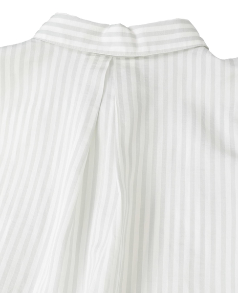 タイプライター/リヨセルストライプレギュラーカラーシャツ 詳細画像 セージ 4