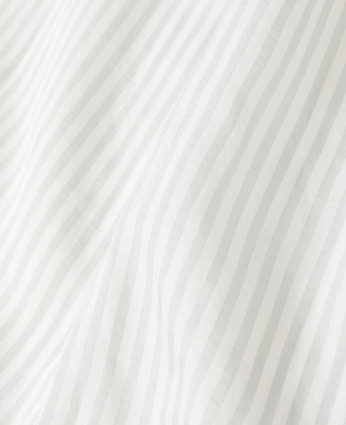 タイプライター/リヨセルストライプレギュラーカラーシャツ 詳細画像 セージ 7