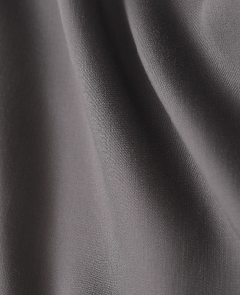 キュプラサテンクルーネックブラウス 詳細画像 グレー 10