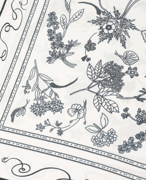 ボタニカルプリントブラウス 詳細画像 ブラック 11