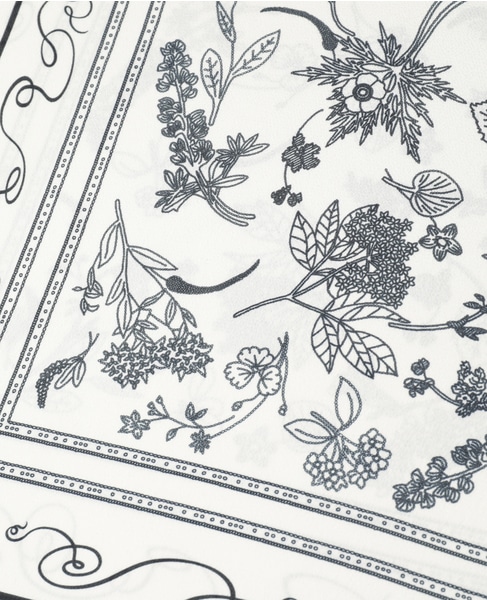 パネルプリントブラウス 詳細画像 ブラック 7