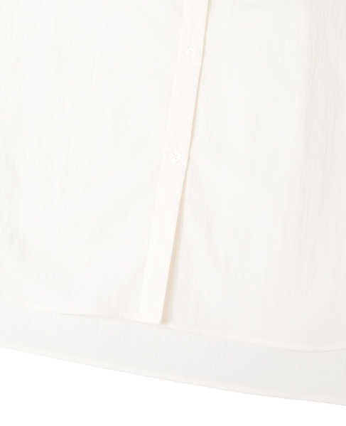 チリメンタイプライタースキッパーギャザーブラウス 詳細画像 ホワイト 9