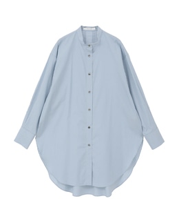 ハイカウントストライプバンドカラーシャツ