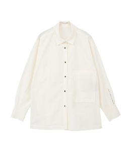 オーガニックコットンクレポンオーバーサイズシャツ