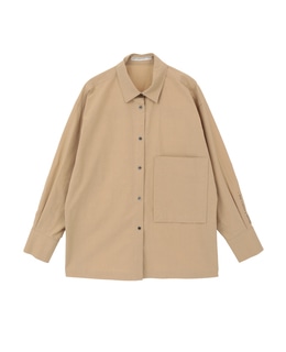 オーガニックコットンクレポンオーバーサイズシャツ
