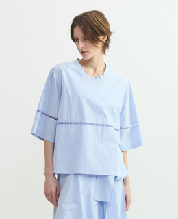 オーガニックタイプライタークルーネックプルオーバー