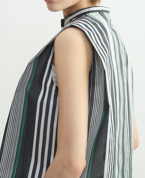 ストライプノースリーブブラウス 詳細画像 ストライプ 6