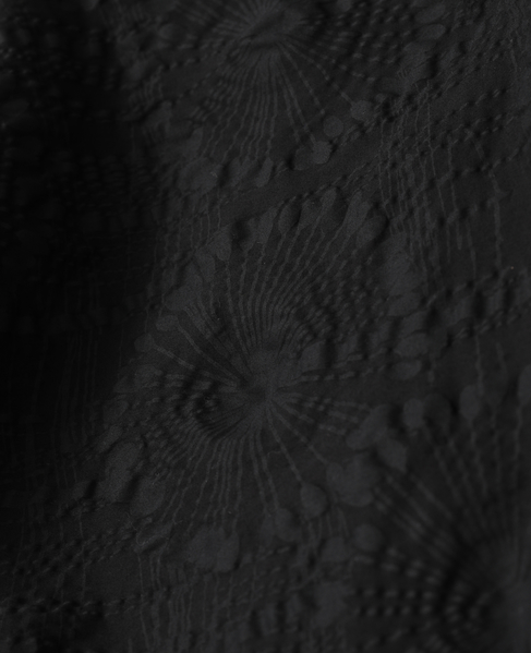 塩縮プリントカシュクールブラウス 詳細画像 ブラック 8