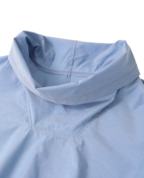 タイプライターハイネックブラウス 詳細画像 ブルー 3