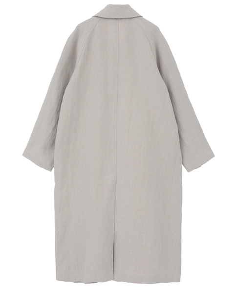 ナチュラルリネンワッシャーステンカラーコート 詳細画像 ベージュ 2