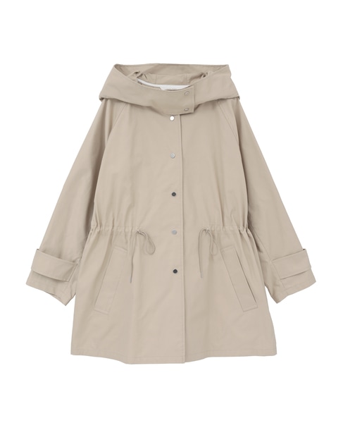 リサイクルナイロンフーディコート 詳細画像 ライトベージュ 1