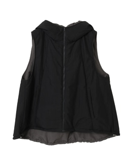 スーピマナイロンタイプライターパディングショートベスト