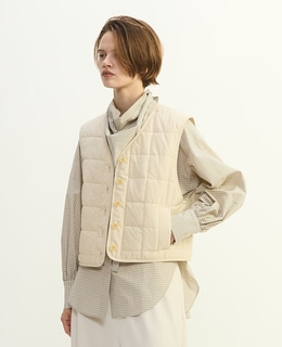 コットンキルティングべスト