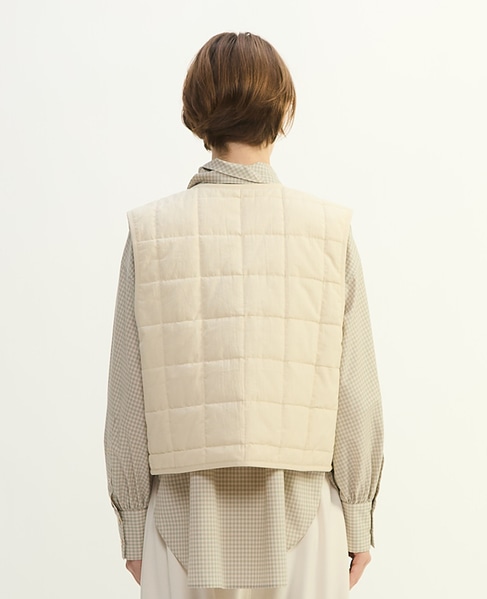 コットンキルティングべスト 詳細画像 オフホワイト 3