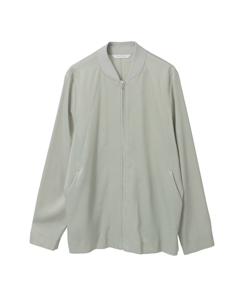 キュプラストレッチストレートブルゾン 詳細画像 セージ 1