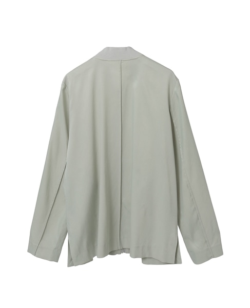 キュプラストレッチストレートブルゾン 詳細画像 セージ 2