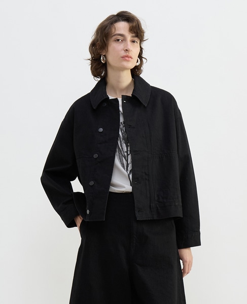 11.8ozデニムワークジャケット 詳細画像 ブラック 1