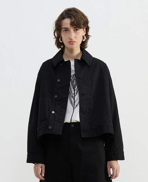 11.8ozデニムワークジャケット 詳細画像 ブラック 2