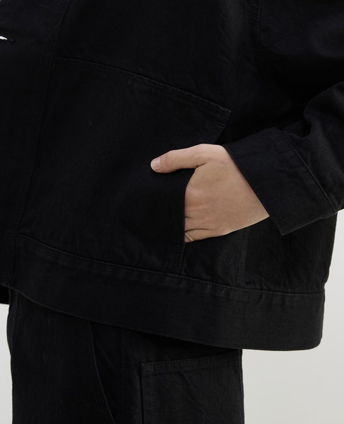 11.8ozデニムワークジャケット 詳細画像 ブラック 6