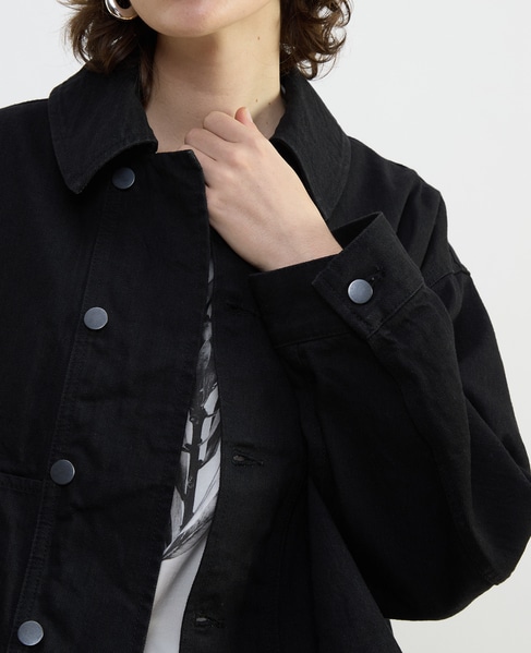 11.8ozデニムワークジャケット 詳細画像 ブラック 7