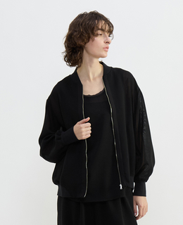 ウールメッシュスタジアムブルゾン