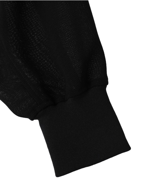 ウールメッシュスタジアムブルゾン 詳細画像 ブラック 10