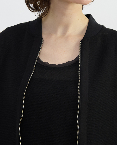 ウールメッシュスタジアムブルゾン 詳細画像 ブラック 5